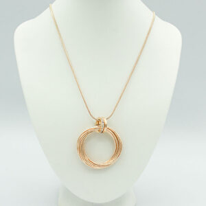 long rose gold necklace