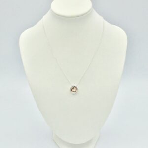 Heart in Circle Necklace