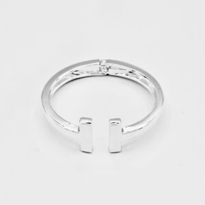 Silver T-Bar Bracelet